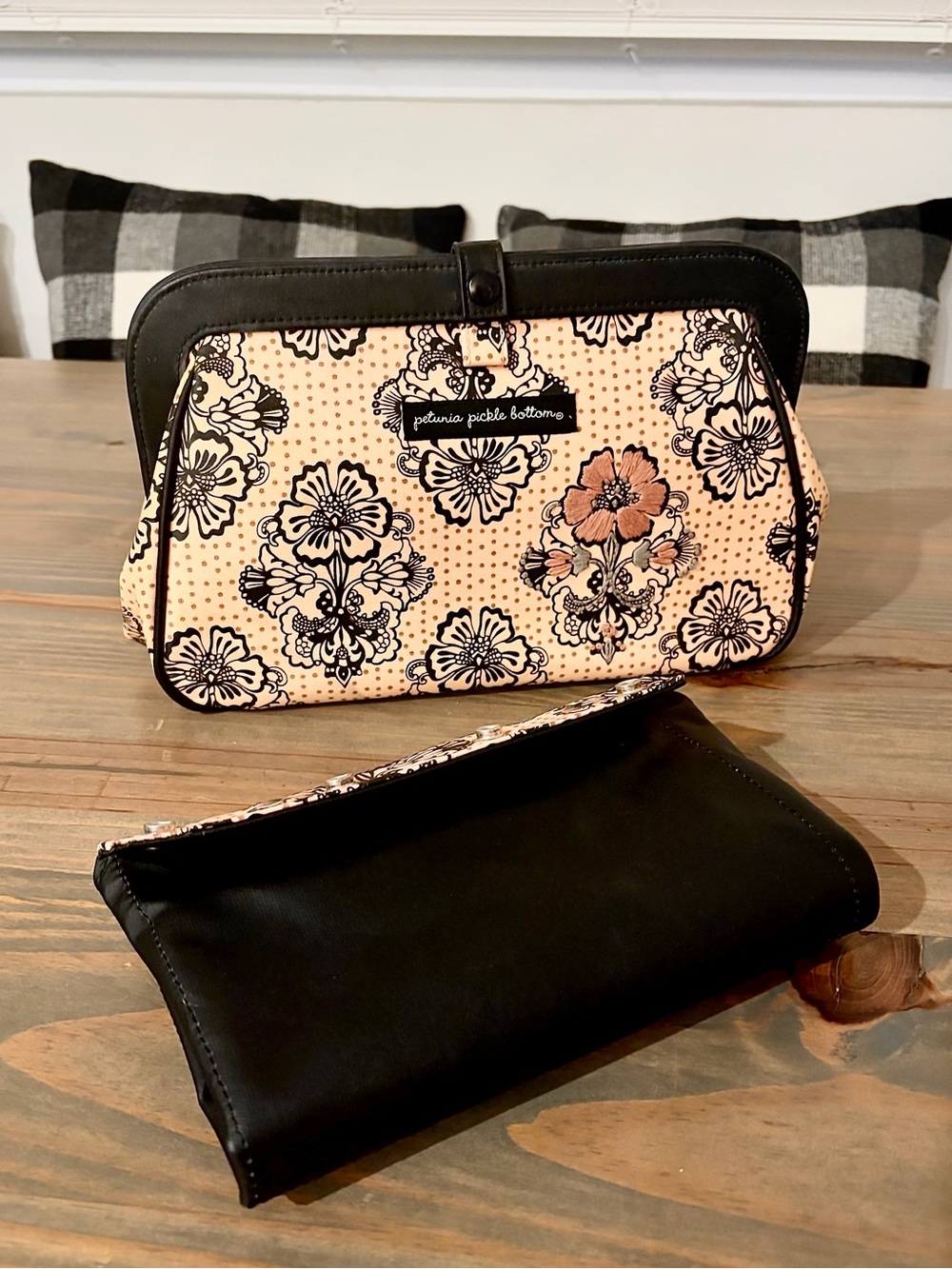 Petunia Pickle Bottom | Baby Crosstown Clutch Diaper Bag & Changing Pad | Y2K